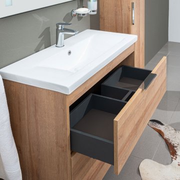 Mereo Vigo, koupelnová skříňka s keramickým umyvadlem, 61 cm