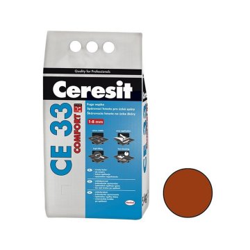 Ceresit CE33 spárovací hmota 5 kg - Barva: Clinker