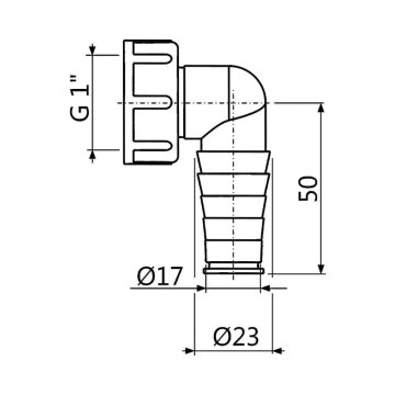 Alcaplast kolínko, P0048-ND
