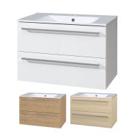 Mereo Bino, koupelnová skříňka s keramickým umyvadlem 81 cm