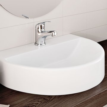 Mereo Umyvadlová stojánková baterie, Lila, bez výpusti, chrom