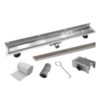 Mereo Odtokový sprchový žlab ke stěně TILE