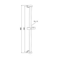 Mereo Posuvný držák sprchy 665 mm
