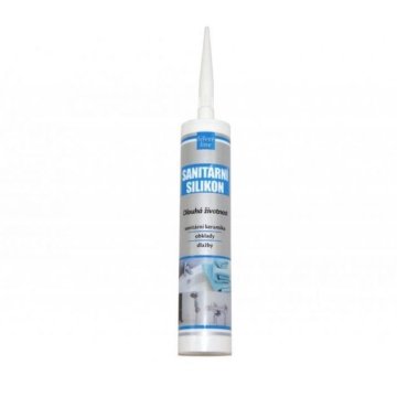 Den Braven silikon sanitární 280 ml - Barva: Transparentní