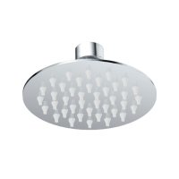 Mereo Talířová sprcha horní, Slim, kulatá, ø 100 mm, s kloubem, nerez