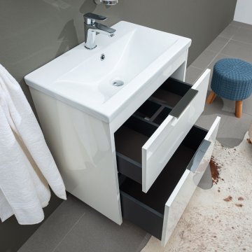 Mereo Vigo, koupelnová skříňka s keramickým umyvadlem, 61 cm