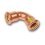 CU oblouk 10002A, 90°, press plyn, FxF - Velikost: 18 mm