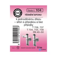 Sada k jednodílnému dřezu, č. 104