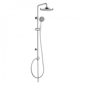 Mereo Sprchová souprava Lila-plastová hlavová sprcha a třípolohová ruční sprcha vč. sprch. baterie 100 mm