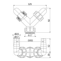 Alcaplast dvojité kolínko, P148