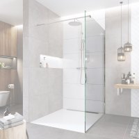 Mereo Novea sklo pro  Walk in, výška 200 cm, 8mm, EASY CLEAN