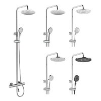 Mereo Termostatická vanová baterie s talířovou kulatou sprchou