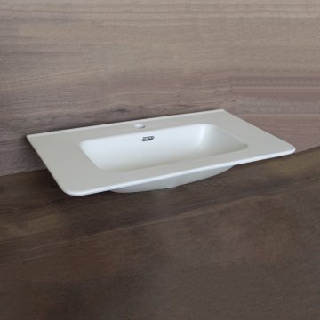 Mereo Nábytkové umyvadlo SLIM, 81x46,5x17 cm, keramické, bílé