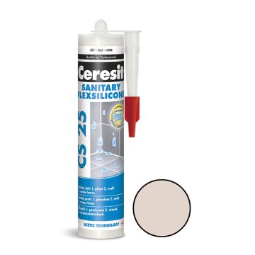 Ceresit CS25 silikon sanitární 280 ml - Barva: Pergamon