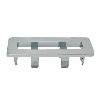 Mereo Krytka přepadu obdelníková, chrom