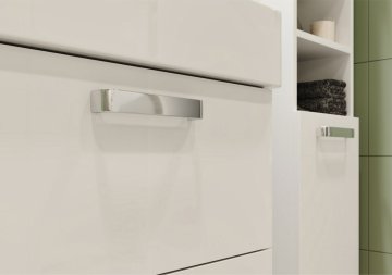 Mereo Leny, koupelnová skříňka s keramickým umyvadlem 50 cm, bílá  - aktuální náhradou je produkt CN810N