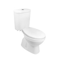 Mereo WC kombi, RIMLESS, spodní odpad s armaturou