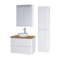 Mereo Siena, koupelnová skříňka 155 cm vysoká, L/P