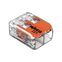 Wago svorka 2x4, 2 vodiče, 221-412