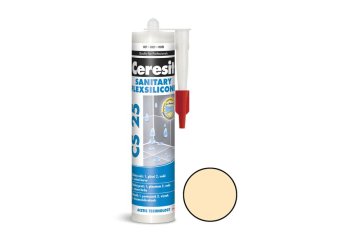 Ceresit CS25 silikon sanitární 280 ml - Barva: Cream
