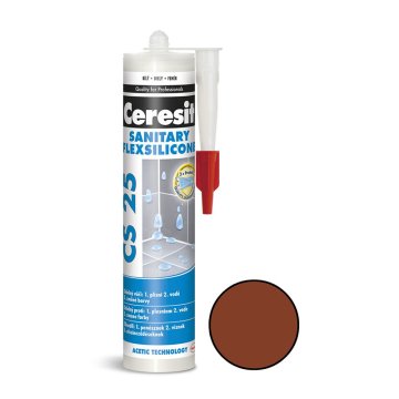 Ceresit CS25 silikon sanitární 280 ml - Barva: Terra