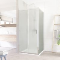 Mereo Lima pevný díl k pivotovým a dvoudílným zasunovacím dveřím, 190 cm, sklo Point