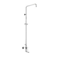 Mereo Nástěnná baterie Eve 150mm s otoč. ramínkem a tyčí pro ruční a talířovou sprchu, bez příslušenství