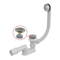 Alcaplast vanový sifon, click-clack, A504CKM-80