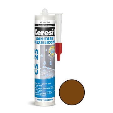 Ceresit CS25 silikon sanitární 280 ml - Barva: Cocoa