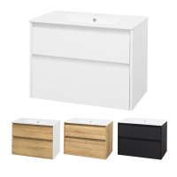Mereo Opto, koupelnová skříňka s keramickým umyvadlem 81 cm
