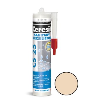 Ceresit CS25 silikon sanitární 280 ml - Barva: Caramel