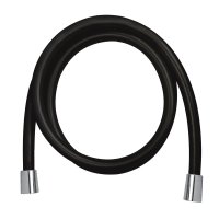 Mereo Sprchová hadice černá, matná 150 cm, systém zabraňující překroucení