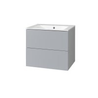 Mereo Aira, koupelnová skříňka s keramickym umyvadlem 61 cm, šedá