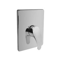 Mereo Sprchová podomítková baterie bez přepínače, Sonáta, Mbox, hranatý kryt