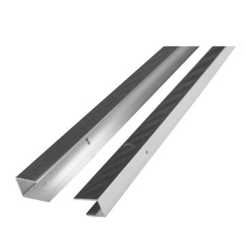Mereo Fixační (stěnový) profil pro CK804xxK, CK809xxK, CK608xxxK, chrom ALU, 190 cm
