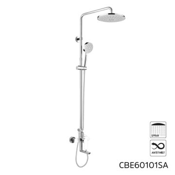 Mereo Vanová baterie s talířovou kulatou sprchou, šedá