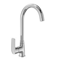 Mereo Dřezová stojánková mimoúrovňová baterie, Pego,  s ramínkem nad pákou, výška 346 mm, chrom