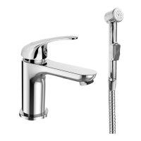 Mereo Umyvadlová stojánková baterie Lila s bidetovou sprchou