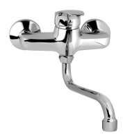 Mereo Dřezová nástěnná baterie, Sonáta, s ramínkem trubkovým ø 18 mm - 300 mm, chrom