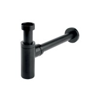 Umyvadlový sifon 5/4", černý, S282-BL