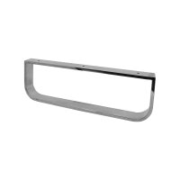 Mereo Držák ručníků nerezový pod nábytkovou desku - oblý