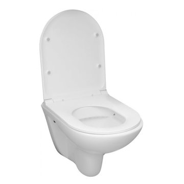 Mereo WC závěsné, RIMLESS, 530x355x360, keramické, vč. sedátka CSS123