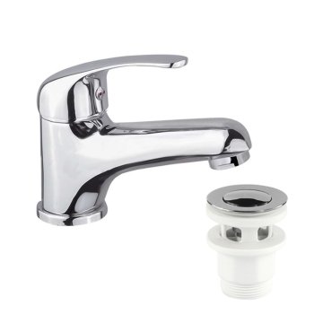 Mereo Lila umyvadlová baterie stojánková vyšší s clic-clac CH03P