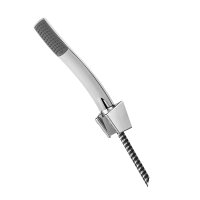 Mereo Vanový set, jednopolohová sprcha, sprchová hadice černá-chrom