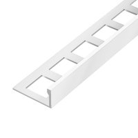 Ukončovací lišta L, hliník, komaxit bílá, 250 cm