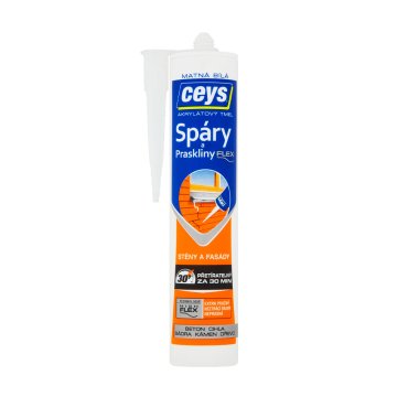 Ceys akrylátový tmel na spáry a praskliny flex, 280 ml, matná bílá