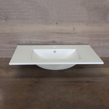 Nábytkové umyvadlo SLIM, 81x47x16 cm, keramické, bílé