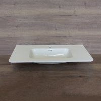 Mereo Nábytkové umyvadlo SLIM, 101x46,5x17 cm, keramické, bílé