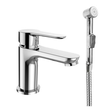 Mereo Umyvadlová stojánková baterie Zuna s bidetovou sprchou