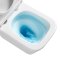 Mereo WC set - Smart flush rimless WC hranaté, modul pro sádrokarton, bílé hranaté tlačítko
